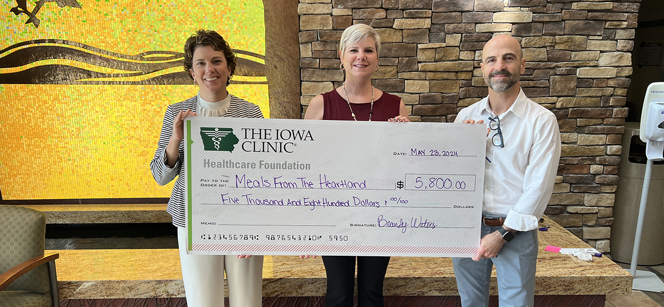 Meals from the Heartland Check Presentation