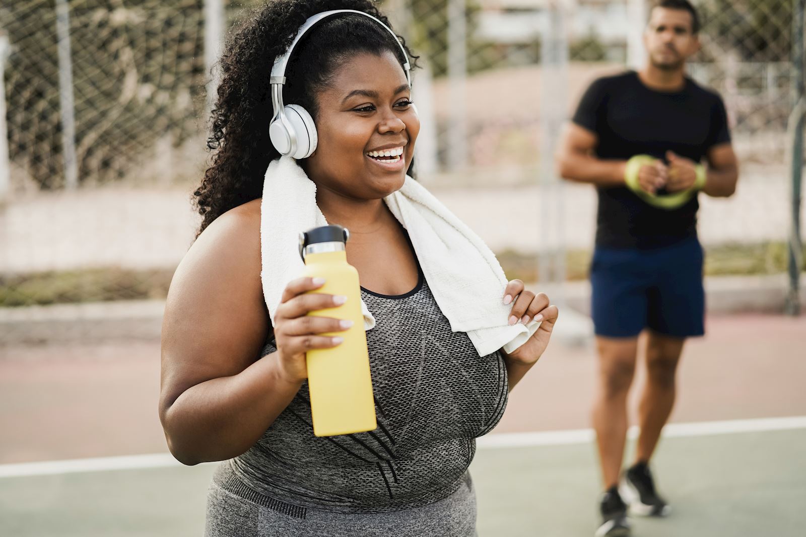 woman working out