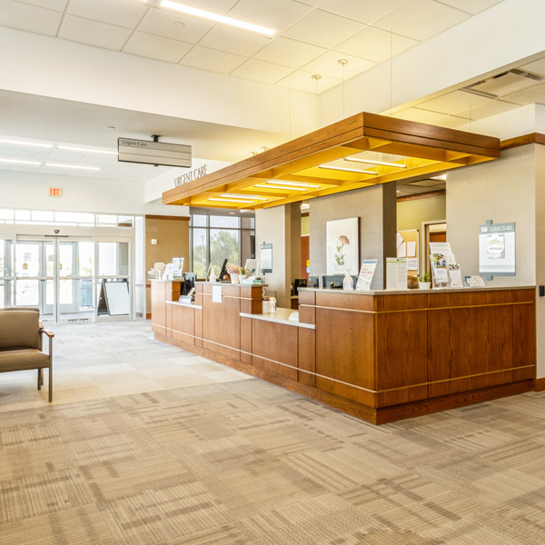 The Iowa Clinic Ankeny Urgent Care front desk