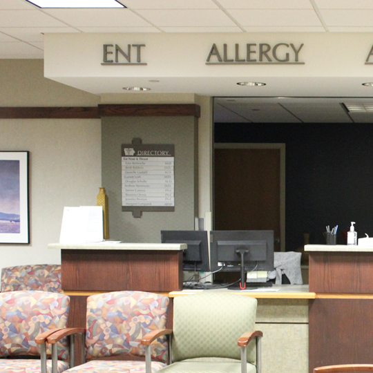 The Iowa Clinic West Des Moines ENT front desk