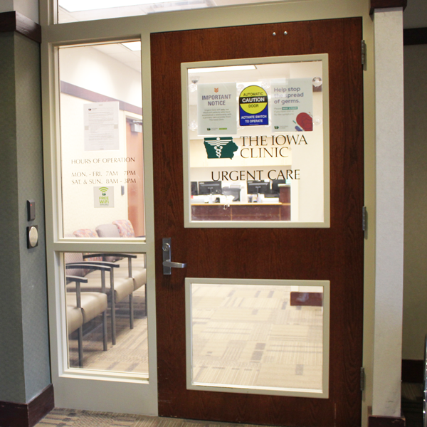 The Iowa Clinic West Des Moines Urgent Care front door