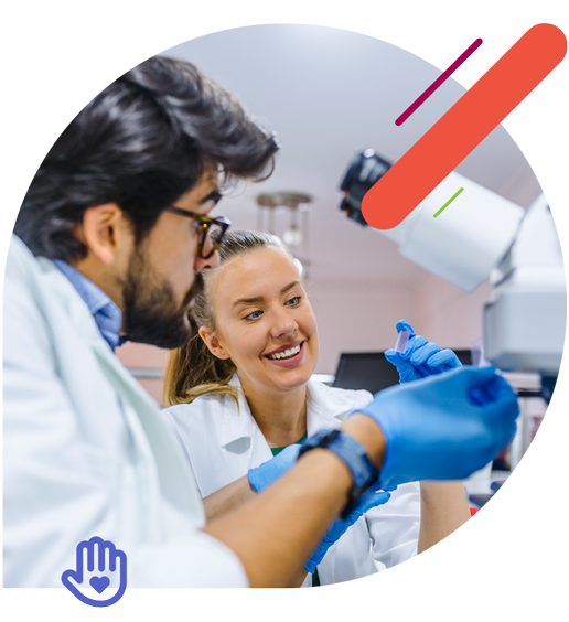 Doctors in a lab